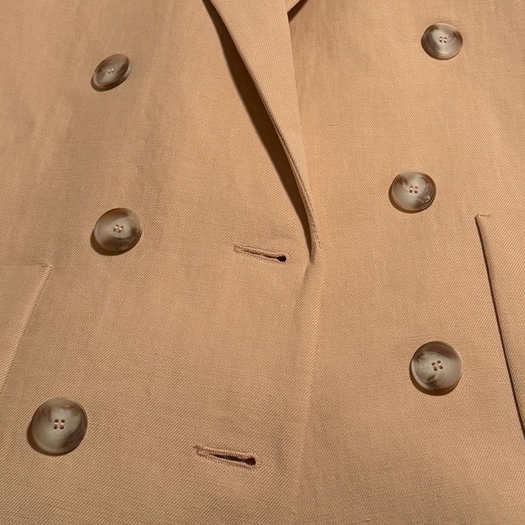 Sezane Michele Jacket Cream - Size 10 - Picture 5 of 8